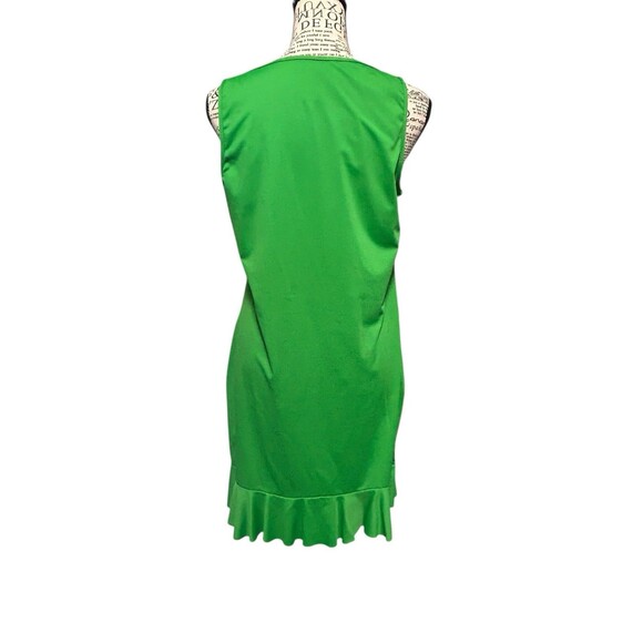 Vintage Tommy Bahama Sleeveless Green Dress Golf Tennis Pickleball Preppy School - Picture 4 of 7
